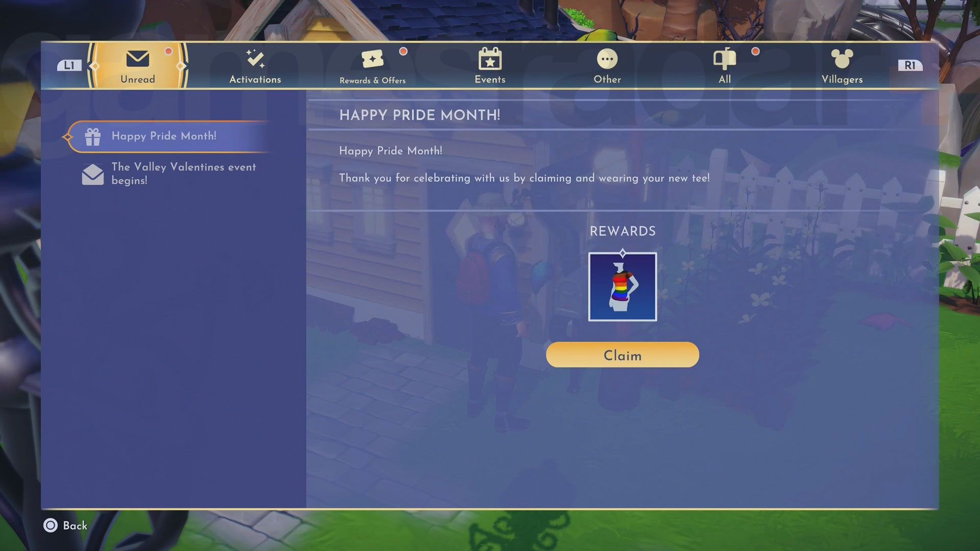 Redeeming Disney Dreamlight Valley codes