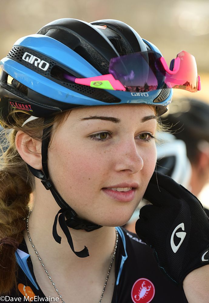 Laurel Rathbun (Raleigh Clement) waiting for the start