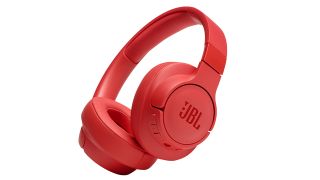 Loudest headphones: JBL Tune 700BT headphones in red