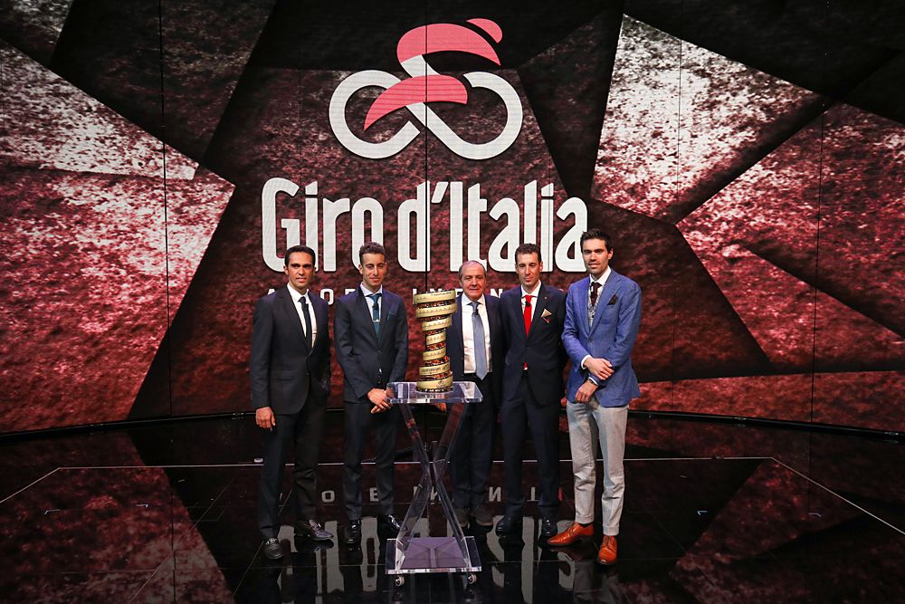 Cycling's biggest names attend the 2018 Giro d'Italia presentation