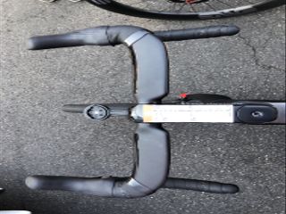 ENVE bars with the Milan-San Remo route taped on the stem
