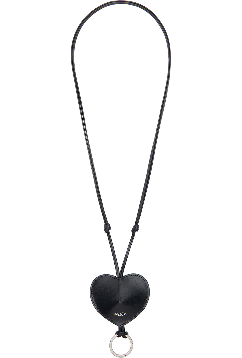 Black 'le Cœur Cloche' Keychain