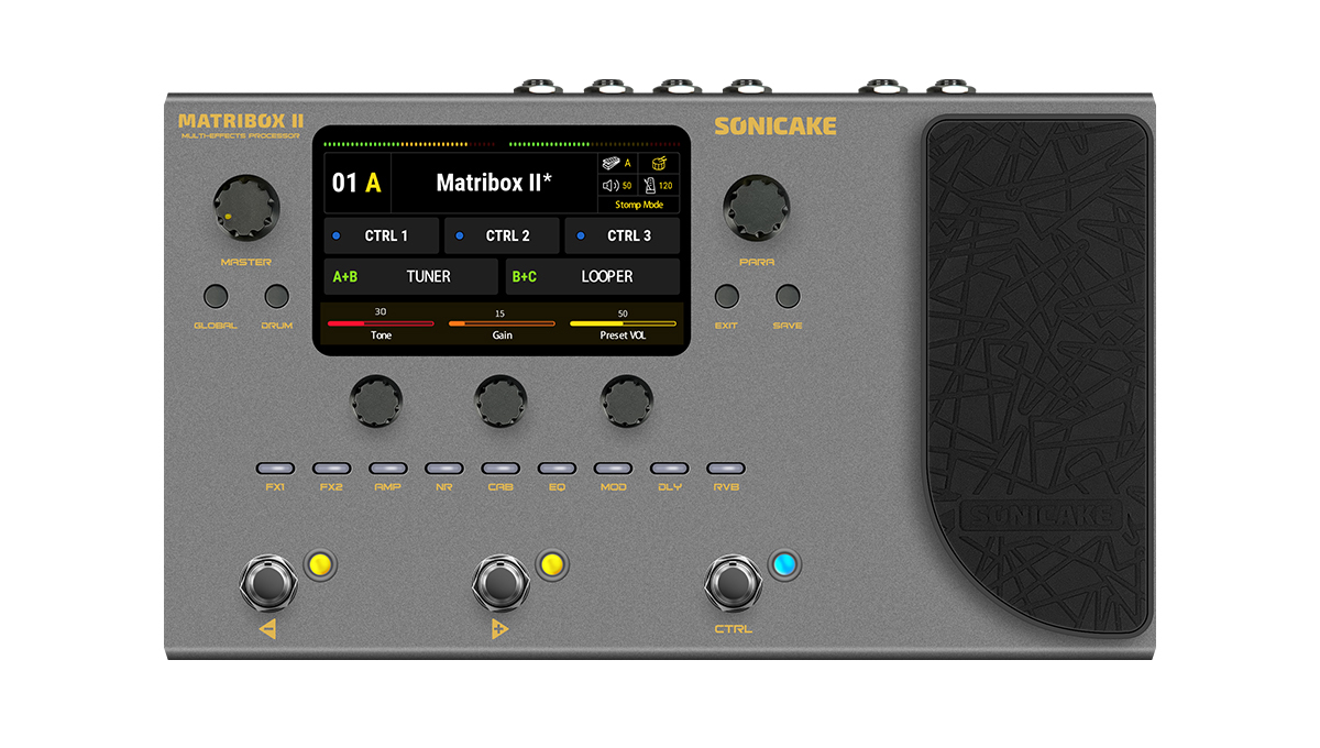 Sonicake releases new affordable guitar multieffects pedal Matribox II