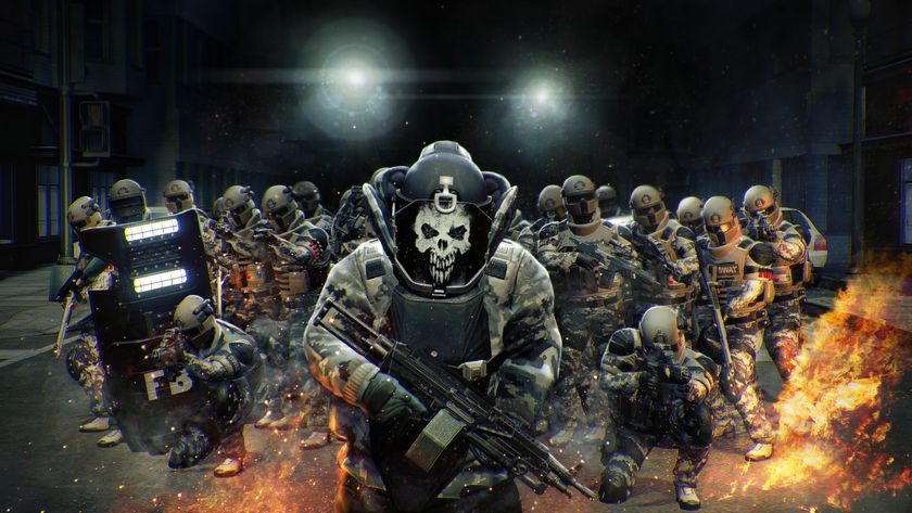 Image of heavily armored SWAT cops from Payday 2