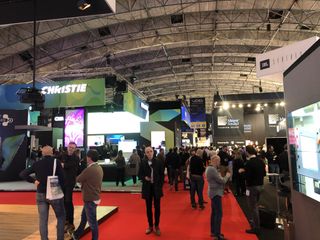 The show floor at ISE 2020.