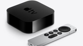 Apple TV with remote