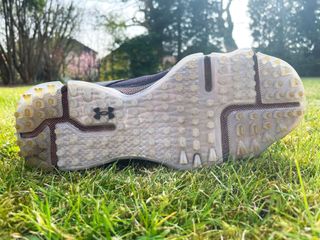 The outsole of the Under Armour HOVR Tour SL