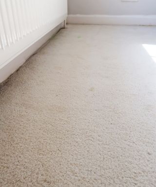 Clearing the room before Carpet removal