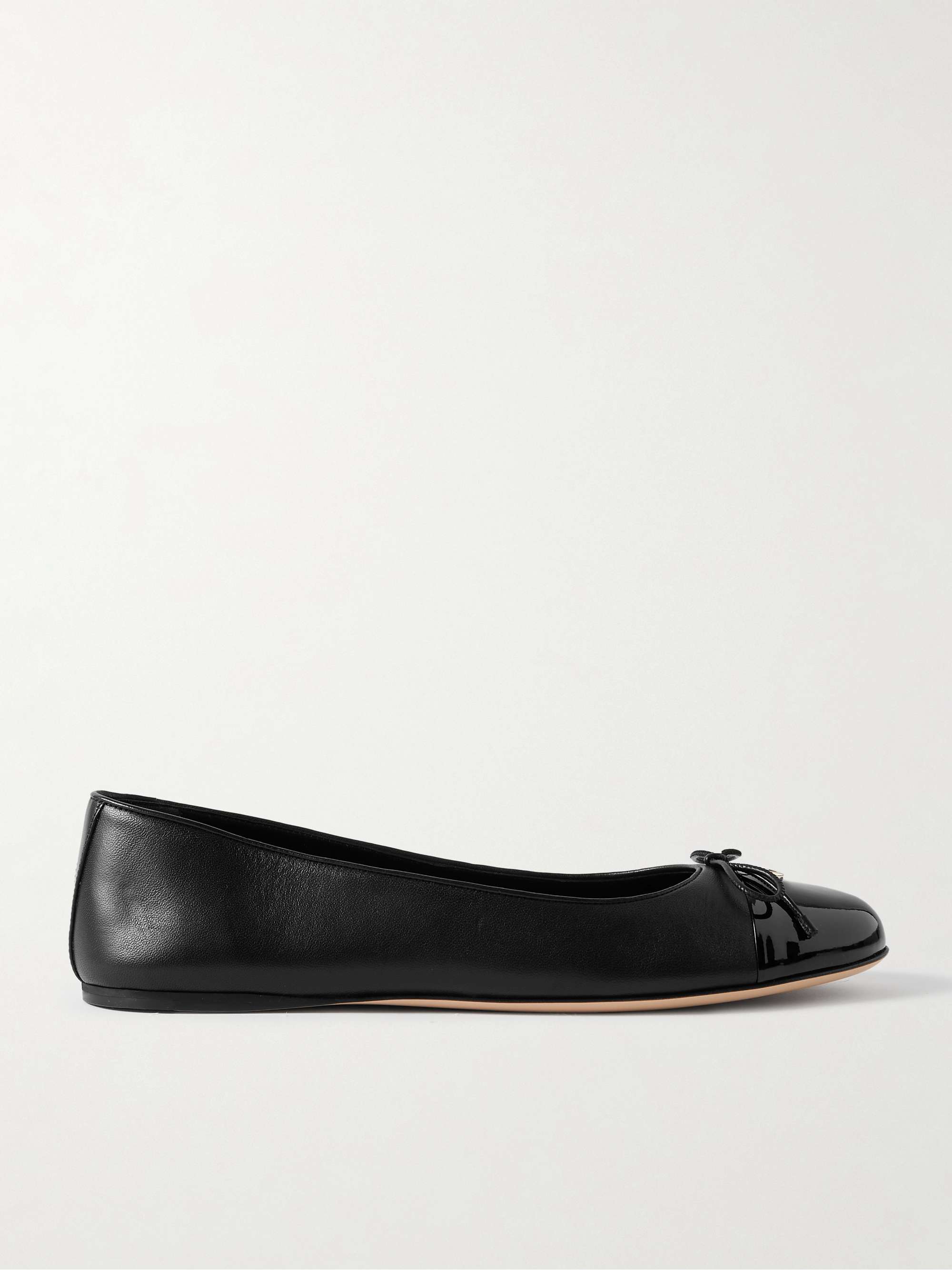 New Marmont Gg Leather Ballet Flats