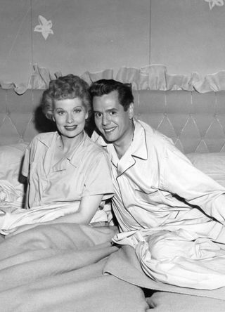 Lucille Ball and Desi Arnaz.