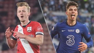 James Ward-Prowse of Southampton and Kai Havertz of Chelsea could both feature in the Southampton vs Chelsea live stream