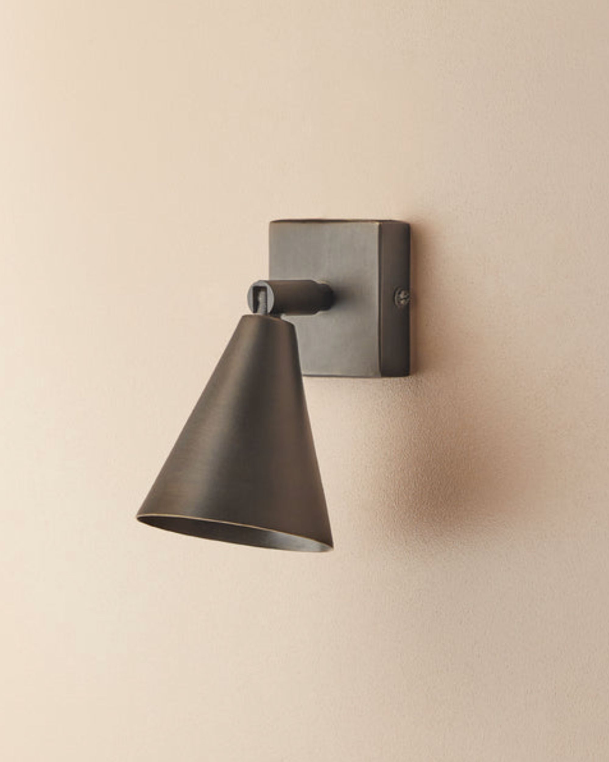 bronze wall light