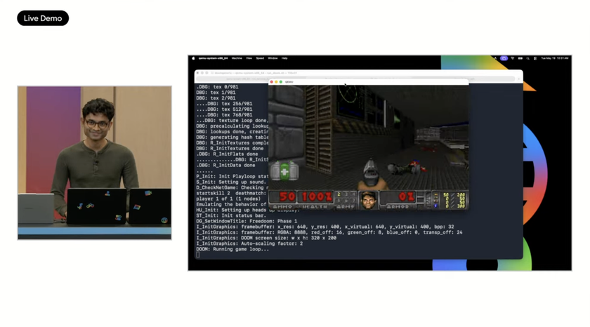 google using a mac during google io