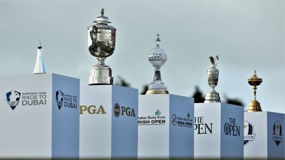 best trophies in golf - a line up