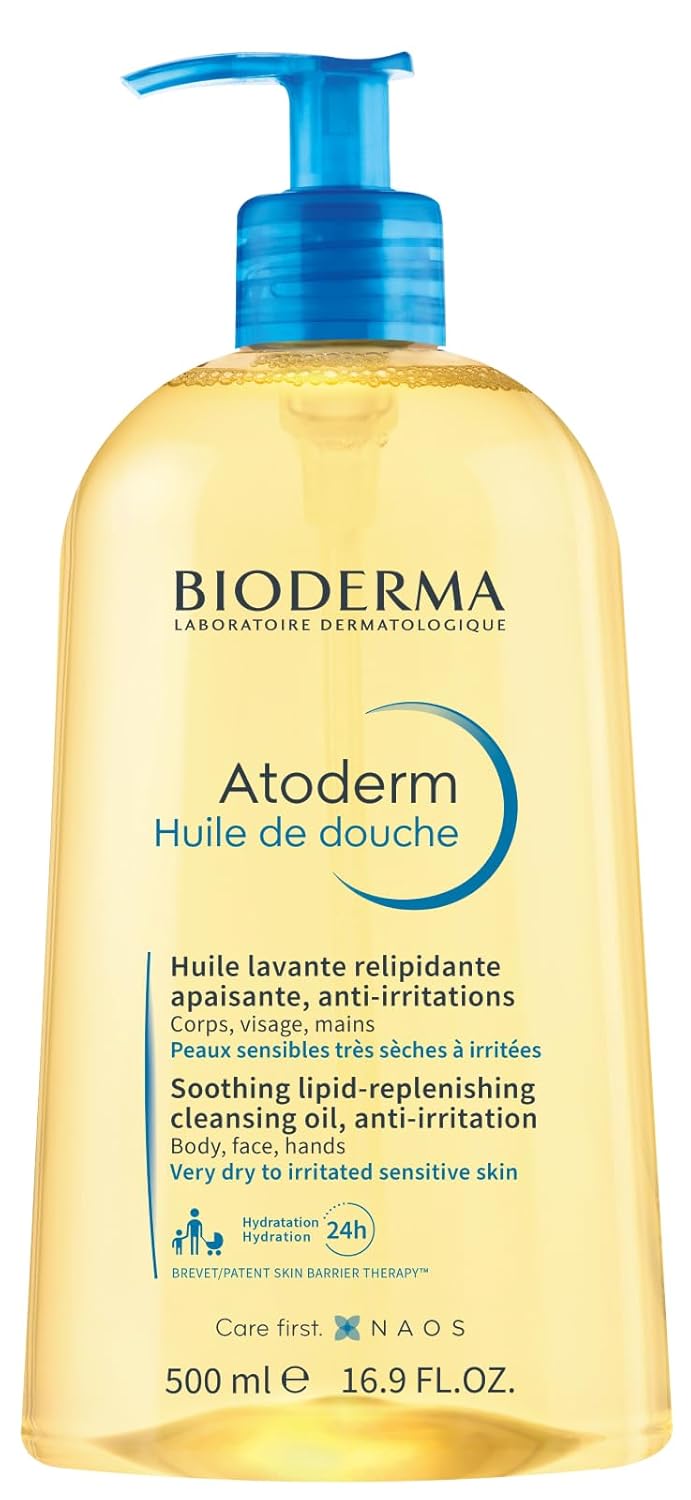 Toderm Shower Oil - Ultra-Nourishing Cleansing Oil for Dry to Very Dry Skin