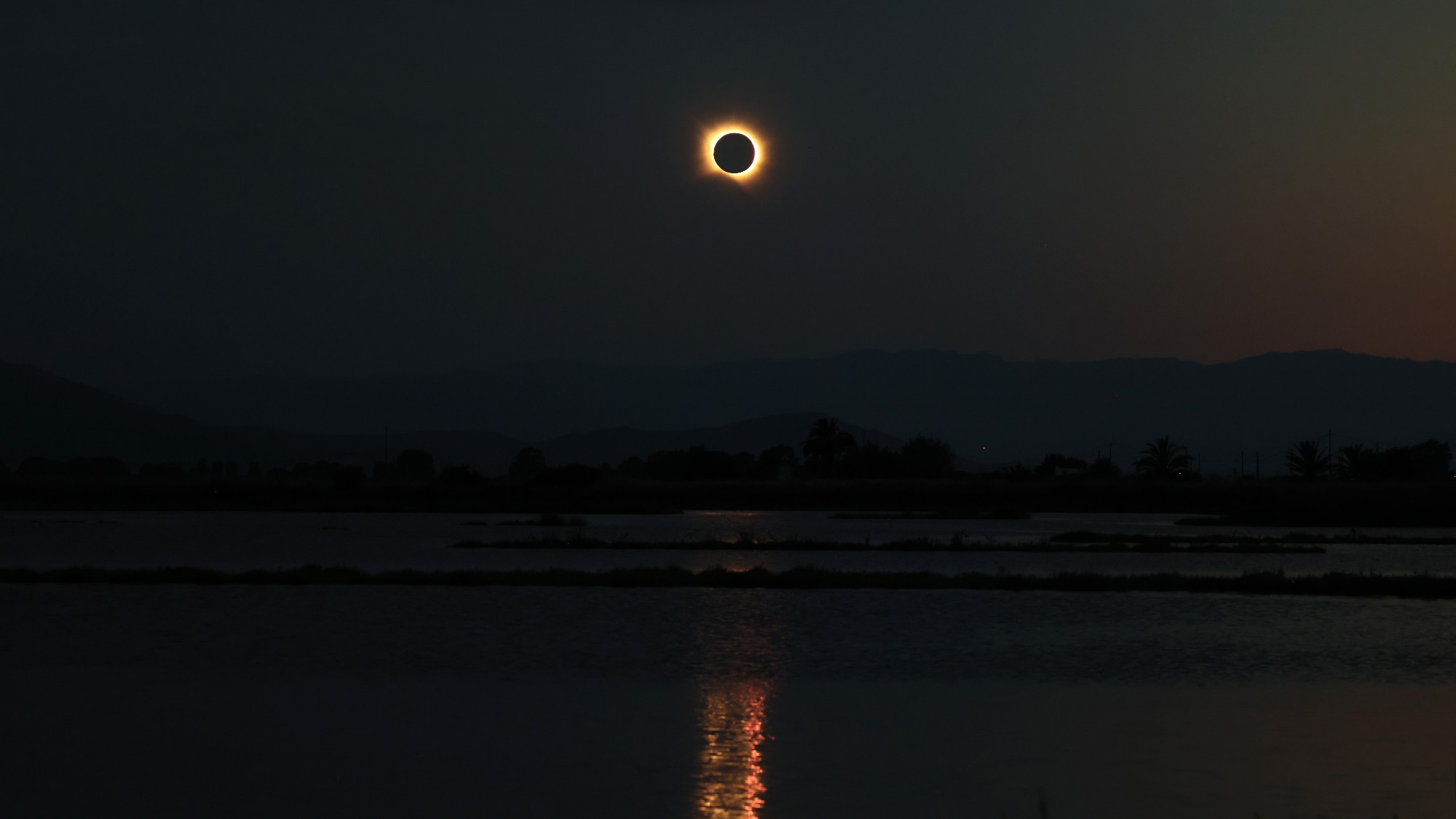 a fiery circle on a black background