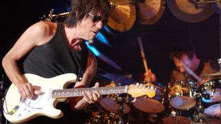 Jeff Beck during B.B. King and Jeff Beck Perform Together at The Greek Theatre on August 2, 2003 at The Greek Theatre in Los Angeles, California, United States.