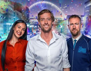 Join Peter Crouch, Maya Jama and Alex Horne for some late night post-football fun.