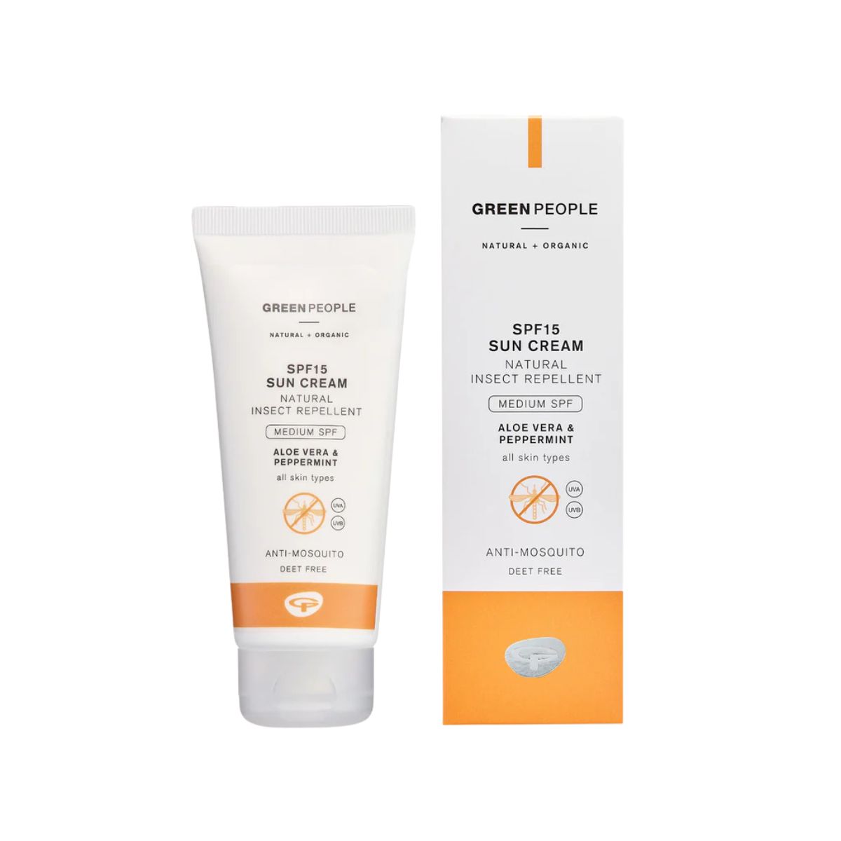 Green People Sun Cream SPF15 with Insect Repellent