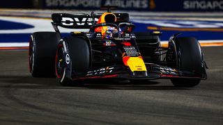 Max Verstappen's Red Bull ahead of the 2023 Japanese Grand Prix live stream