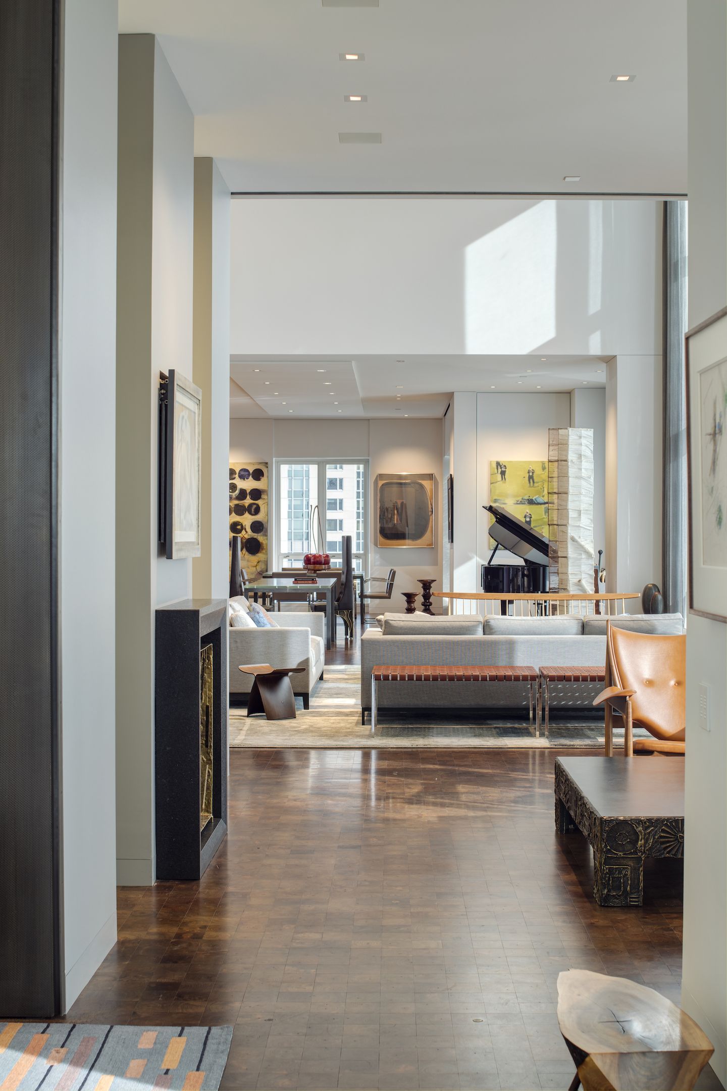 This industrial-inspired penthouse loft boasts chic interiors and ...