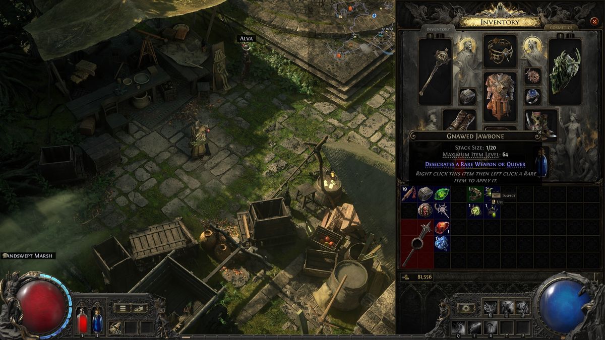 Path of Exile 2 Well of Souls - Gnawed Jawbone
