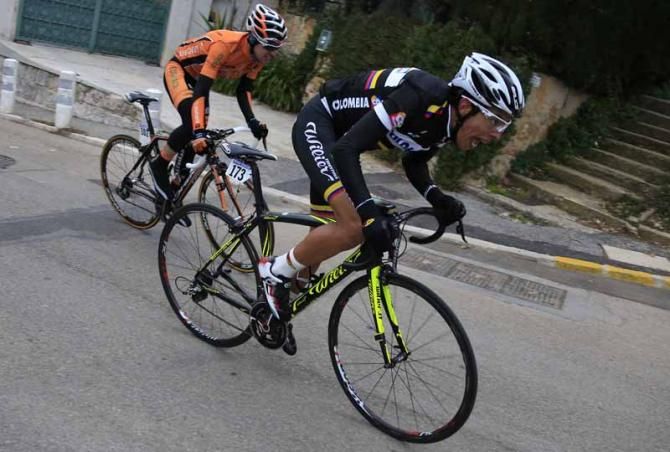 Jarlinson Pantano (Colombia) on the attack