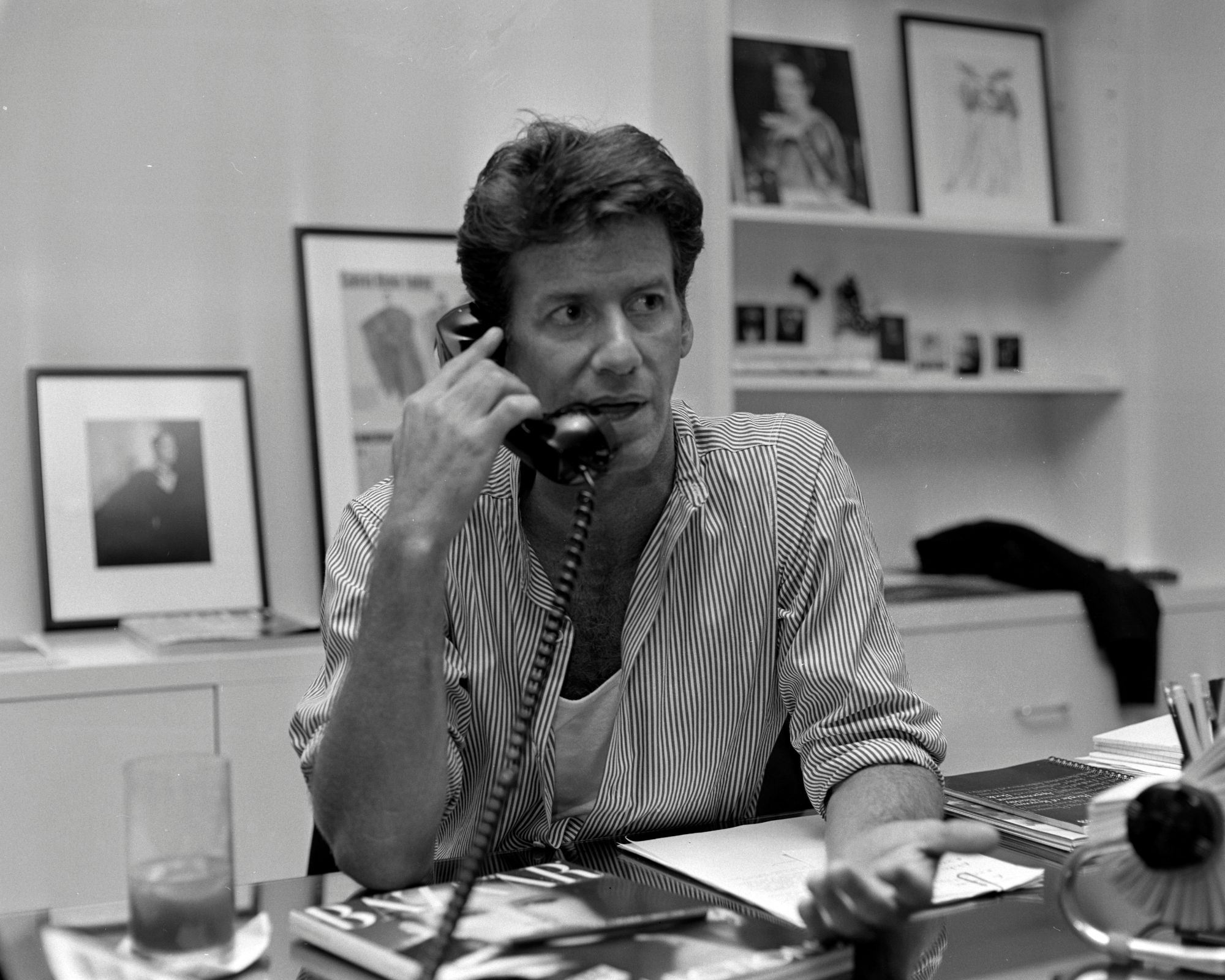 calvin klein's office in the '90s