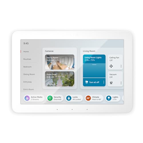 Amazon Echo Hub | 8” Smart Home Control Panel With Alexa | Compatible With Thousands of Devices