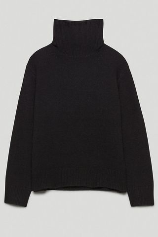Aritzia Jara Luxe Cashmere Sweater in Black 