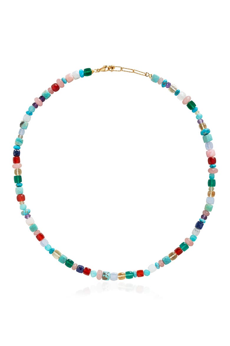 Freedom Beaded Gemstone Necklace