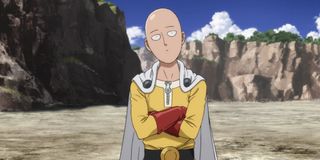 The titular unbeatable hero from One-Punch man