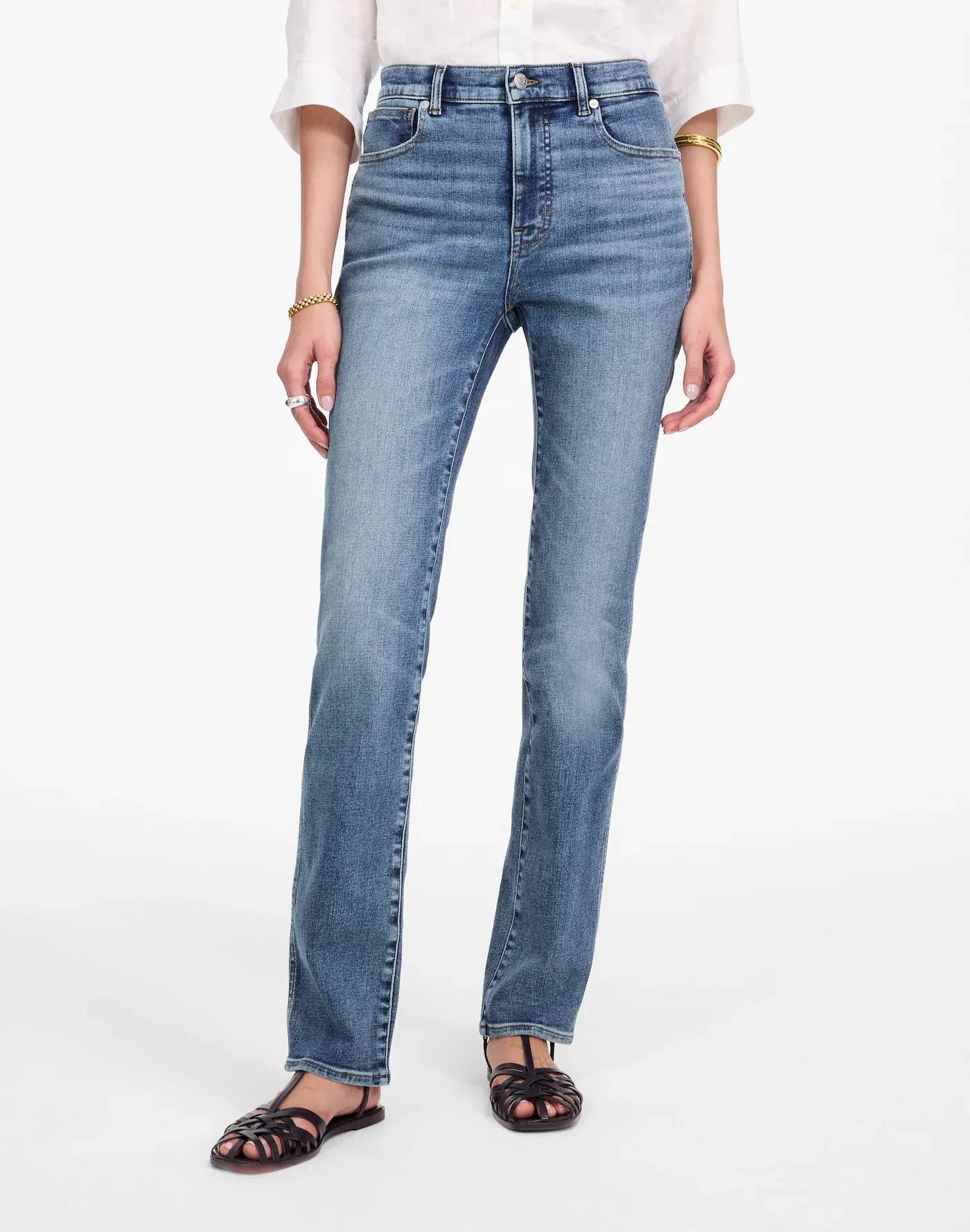 Madewell , High-Rise Stovepipe Jeans