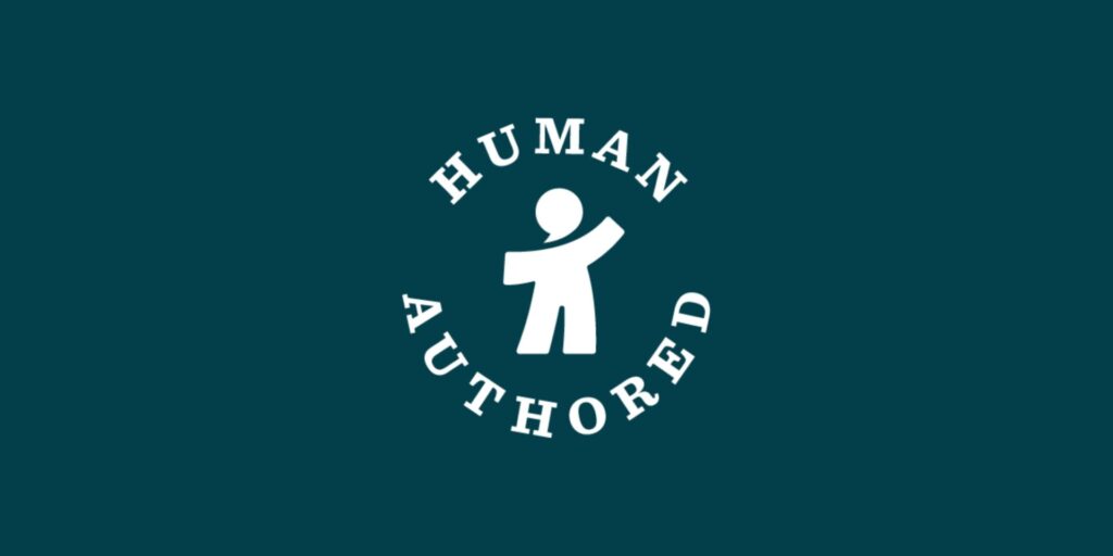 Human Authored badge