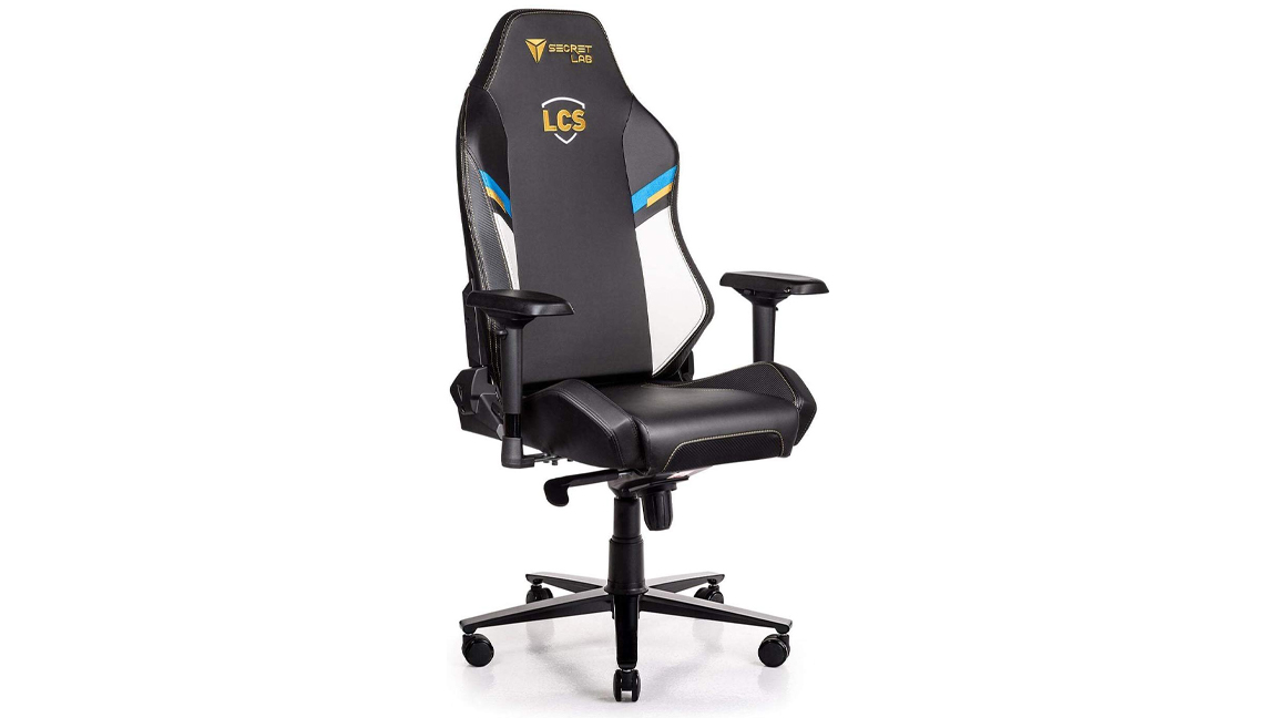 SecretLab Omega 2020 best gaming chair at an angle on a white background