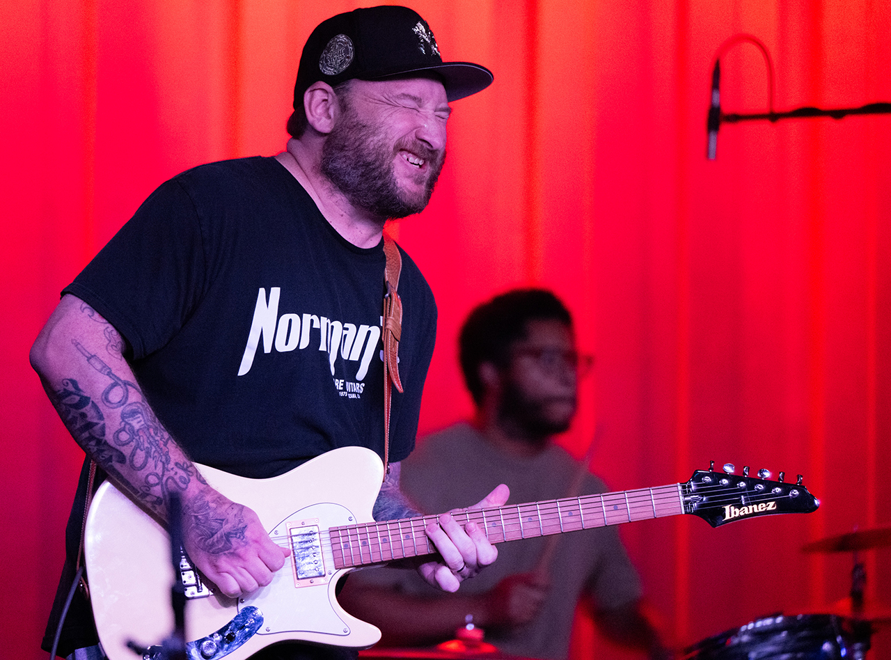 Josh Smith performs onstage during Norman's Rare Guitars &amp;quot;Guitar Summit&amp;quot; benefiting The Midnight Mission at The Write-off Room on September 08, 2024 in Studio City, California.