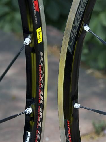 ISM-treated rims take off weight where it's most noticeable.