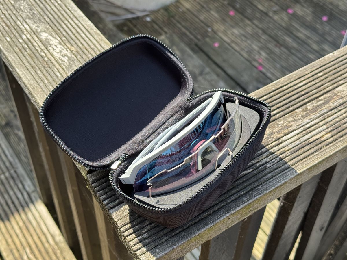 Plenty of room for the glasses and spares