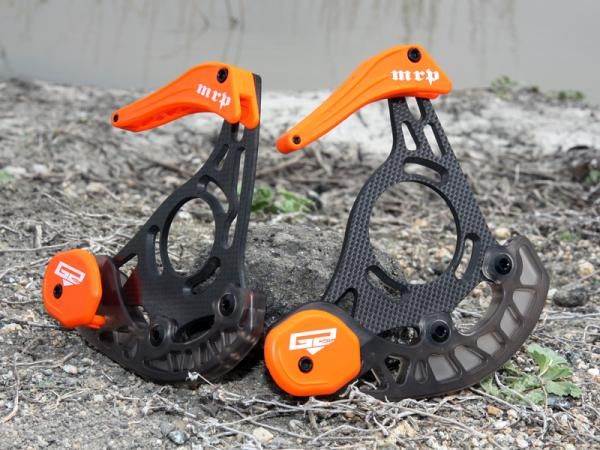 MRP is currently testing a pair of new carbon fiber guides. Claimed weight on the G2 SL (for 36-40T rings) is just 165g while the Mini G2 SL (for 36-40T rings) is even lighter still at only 140g.