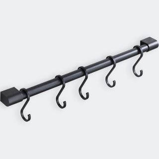 kitchen rail with hooks