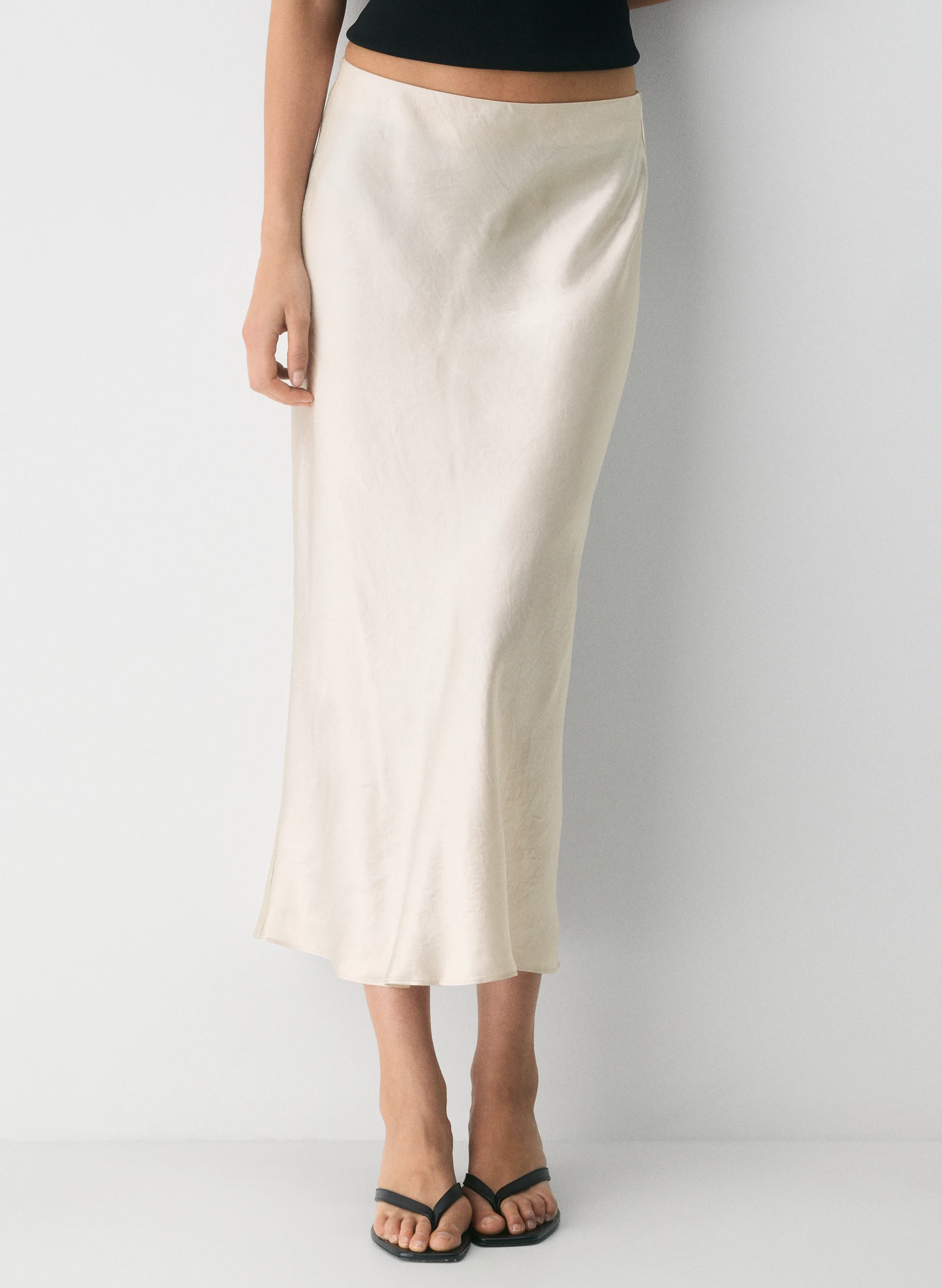 Slip Satin Maxi Skirt
