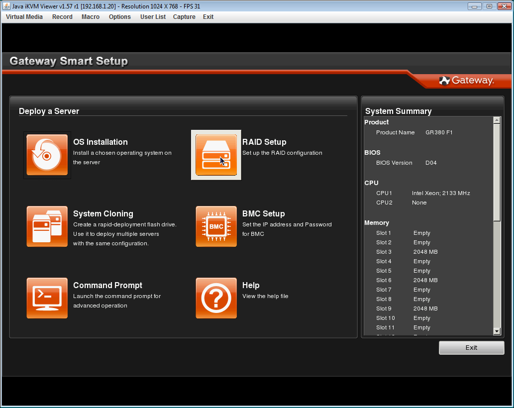 Gateway&rsquo;s Smart Setup CD provides help with OS installation along with diagnostics tools.
