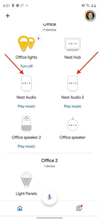 How to pair two Nest Audio speakers 1
