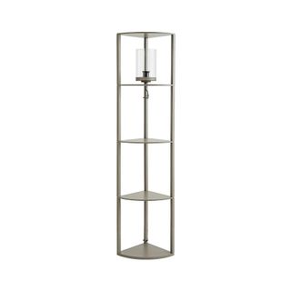 Dunelm Keates Corner Shelved Floor Lamp