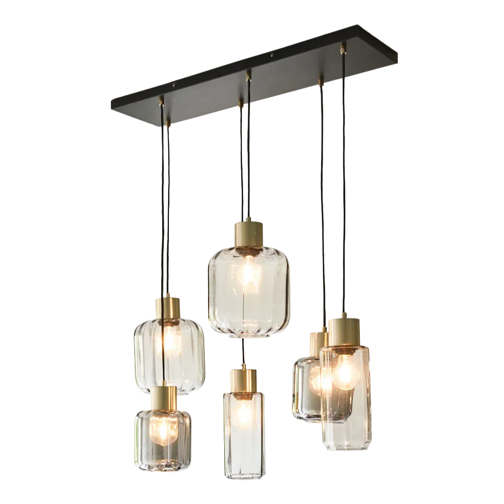 Grey Jensen 6 Light Pendant Ceiling Light