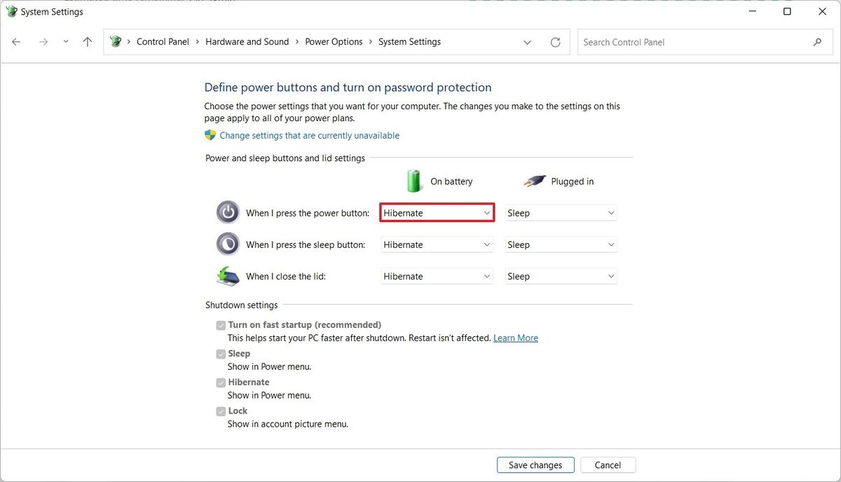 How to use hibernation to extend battery life on Windows 11 | Windows ...