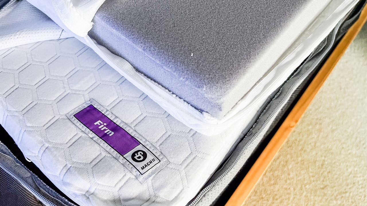 The foam used within the customisable layer in the Sleeping Duck Mach II mattress