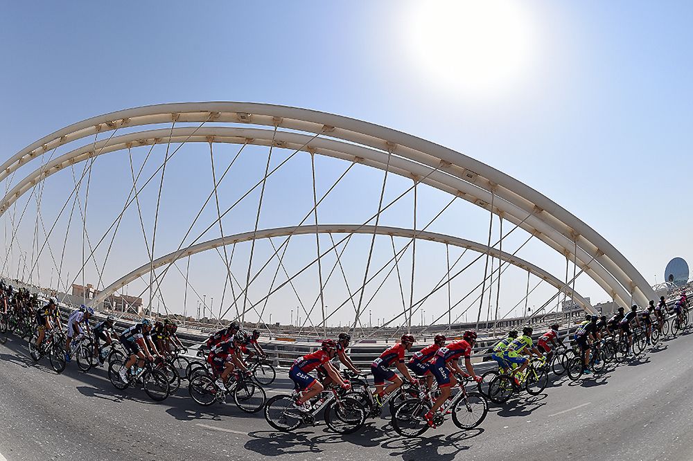 The peloton Abu Dhabi Tour