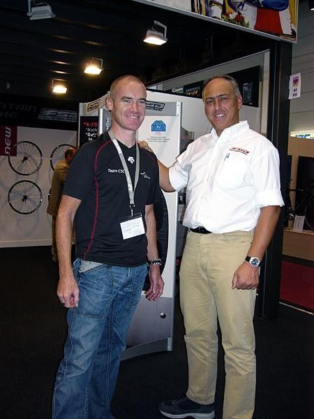 Stuart O&rsquo;Grady poses with Claudio Marra from FSA