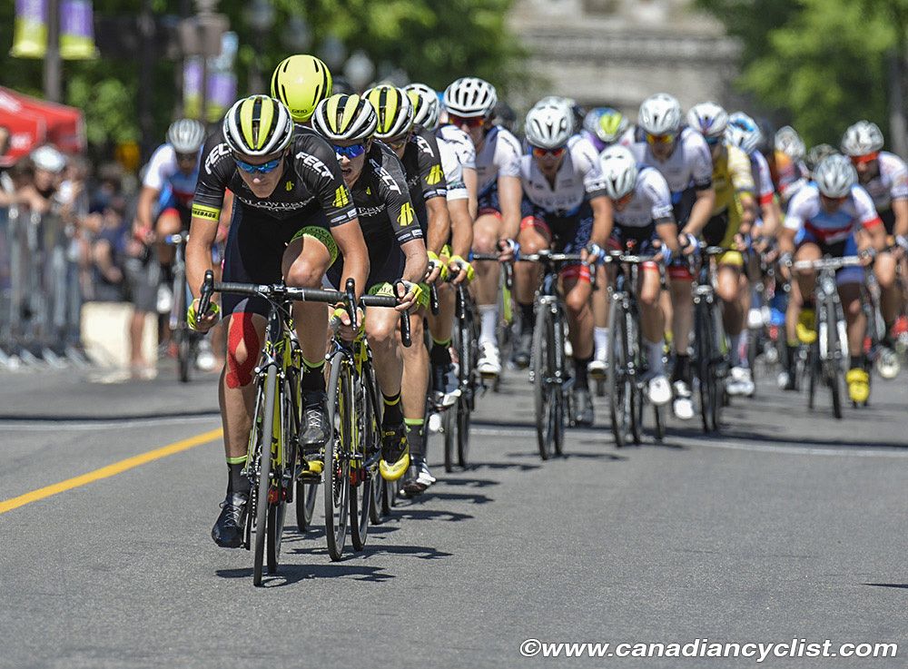 Holowesko / Citadel p/b Hincapie Sportswear tried but did not have the horsepower to pull back the break.